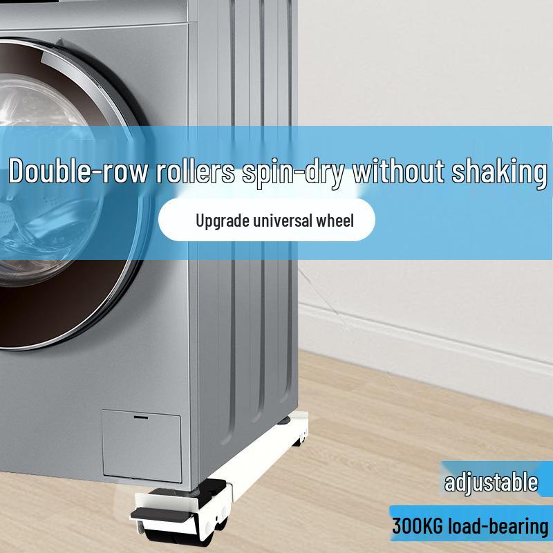 Washing Machine Base Bracket with Storage Rack Mat