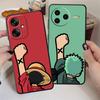 Ones Pieces Luffys Zoros Cartoon Case for Xiaomi Redmi 13C 12C A1 A2 Plus 9A 9C K40 K50 Gaming A5 12 9T 10 K60 Funda Phone Cover