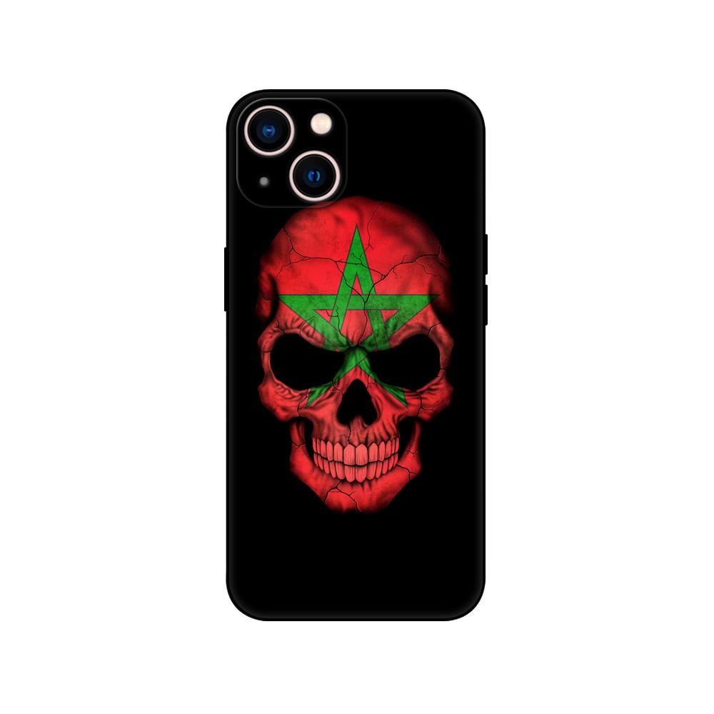 Black tpu Case For Samsung Galaxy A50 50S A30S A10 A01 A11 A21S A31 A41 A51 A71 Cover  Morocco flag Moroccan