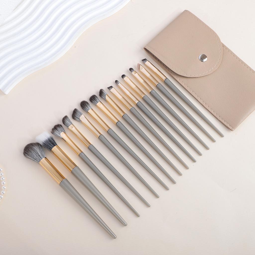 Eyeshadow Brush Set Makeup Brushes Eyeliner Brush Detail Small Flame Tool Brushes Makeup Gold Edition