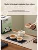 Ru Ware Panda Travel Tea Set: Portable Outdoor Kung Fu Set with One Pot and Three Cups