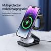 3 in 1 Magnetic Wireless Charger Fast Charging for iPhone 16/16Pro Max/15~12 Series iWatch S10/10/9/8/7/6/5/4 AirPods4/3/Pro 2/1