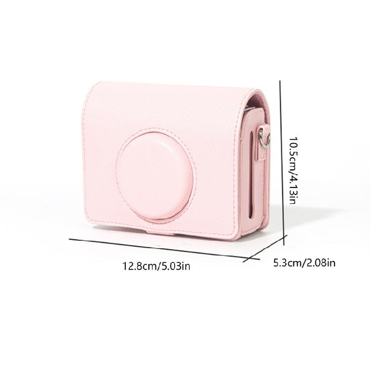 Stylish Lightweight Crossbody Bag For Mini EVO Cameras Shockproof Padding Adjustable Shoulder Strap Retro Design