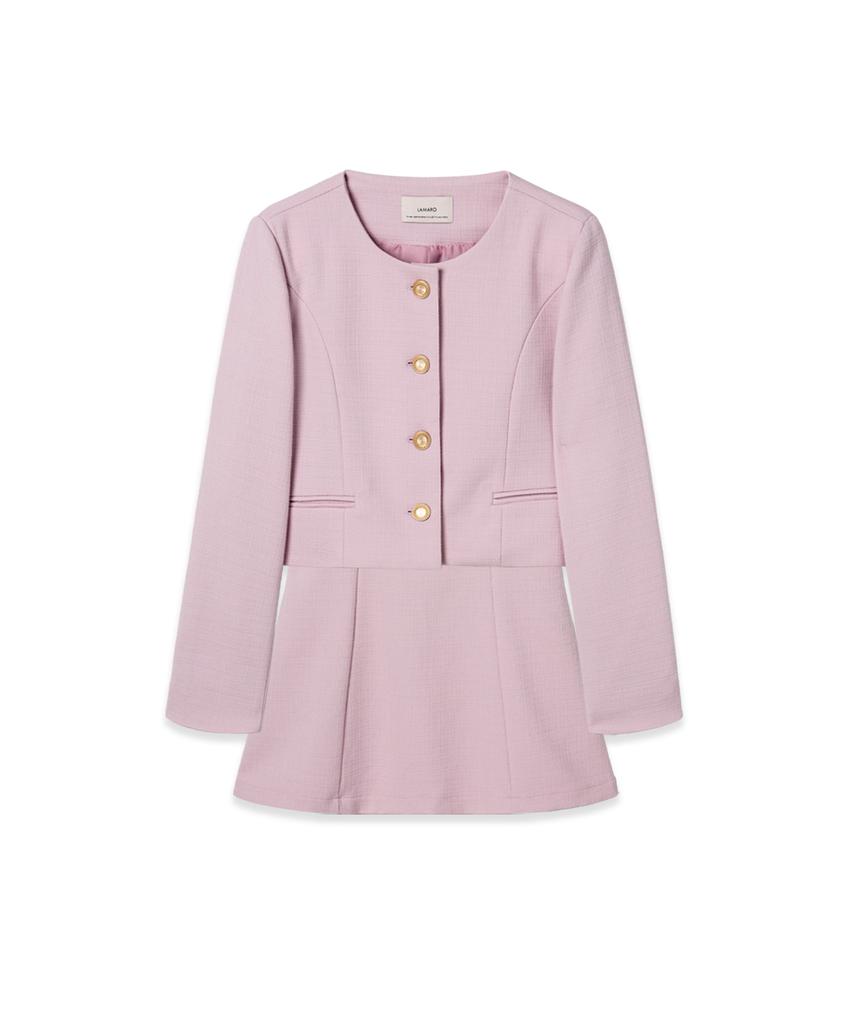 Lamaro [Set] Bonita Nate Tweed Pink (Jacket + Dress)