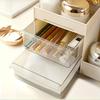 Makeup Organizer with Drawers, Cosmetic Storage for Dresser Vanity and Bathroom Countertop, Beauty Holder for Lipstick Brush