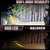 H7 Headlight H4 Bi LED Bulbs for Car CANBUS 6500K 1500W High Power Auto Lights Mini Wireless Turbo Fan Automobile LED Headlamp