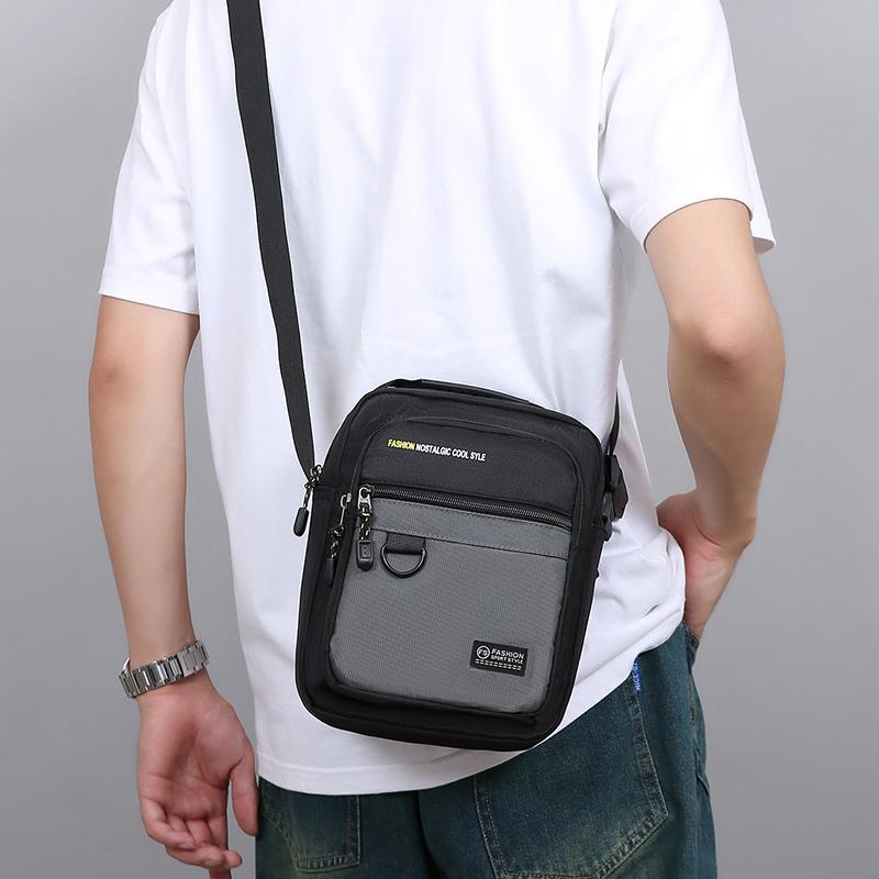 Men's Shoulder Bag New Casual Men's Bag Waterproof Outdoor Multi-Functional Crossbody Bag