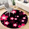 1PC Floral Pattern Chair Carpet for Office, Indoor Non-Slip Washable  Carpet, Soft Comfortable Mat For Office Room yy250930137