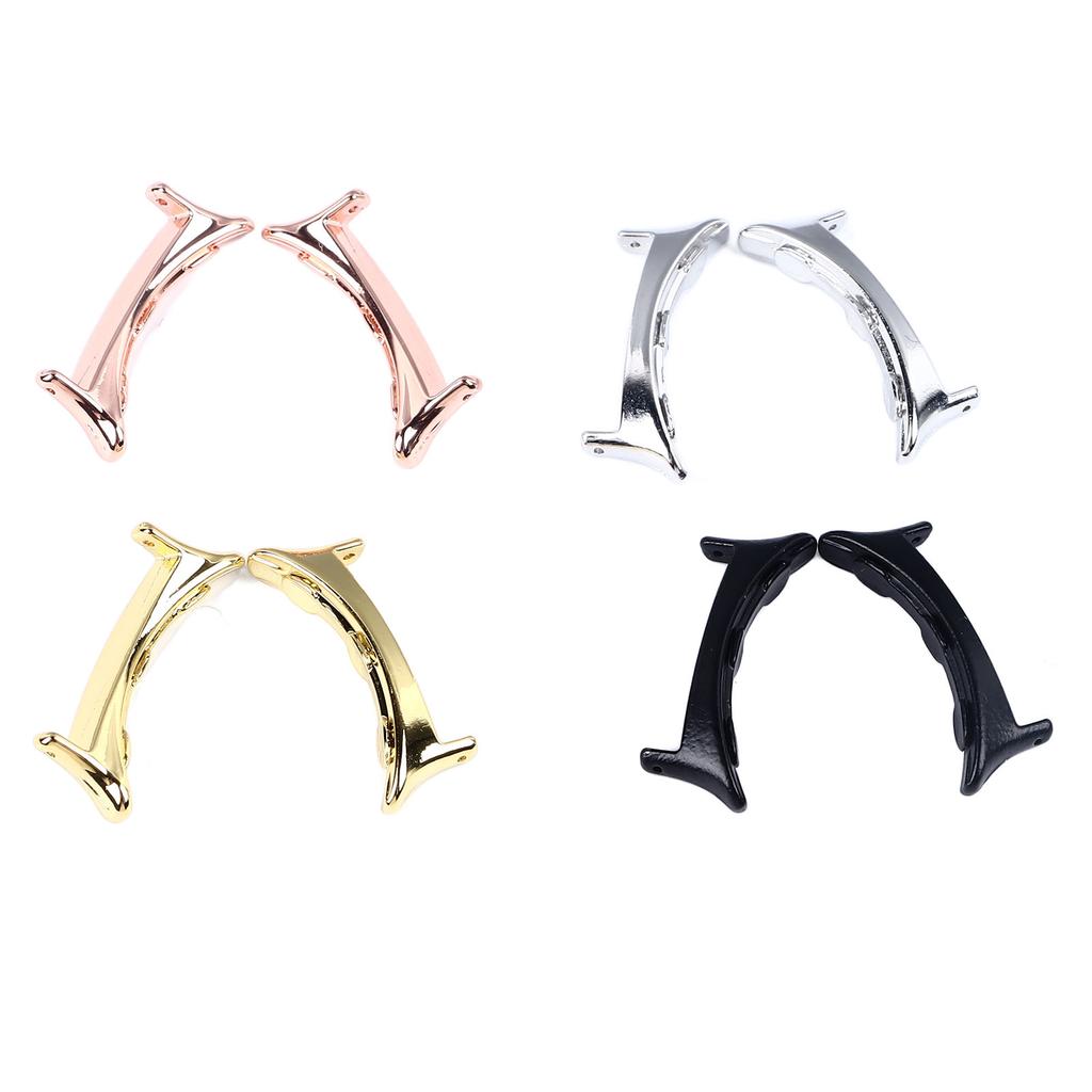 8 Pcs Watch Band Connector Black Gold Rose Gold Silver Alloy Strap Connection Adapter for Google Pixel Watch 2 1