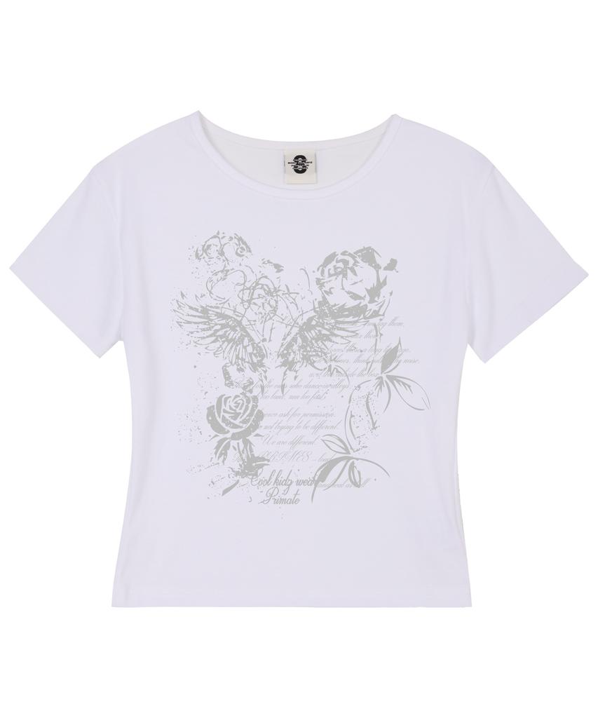 PRIMATE Rosy Women'S Short Sleeve T-Shirt With Rib 6 Colors