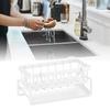 Efficient Sponge Drainer Rack Practical Dishcloth Towel Organizer Multilayers Draining Shelf Easy to Clean Kitcenwares