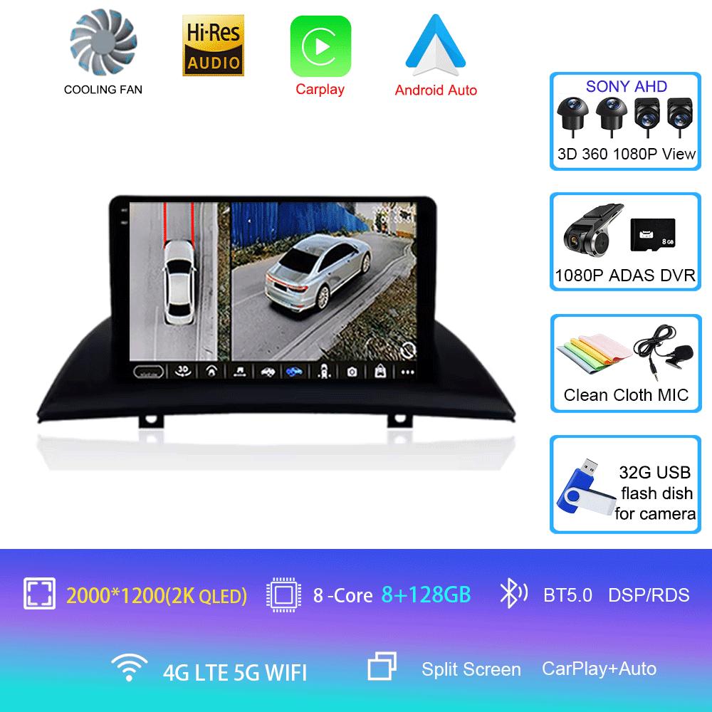 For BMW X3 E83 2004 2005 2007-2012 9 inch Android 14 2din Radio DVD Car Multimedia video Player Navigation GPS 2 din dvd