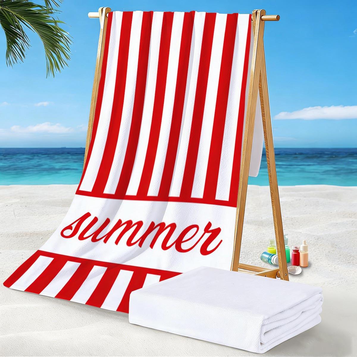 Serviette de Plage en Microfibre pour Adultes Absorbante Séchage Rapide Sans Sable Serviette de Bain et de Natation Grand Motif Pour Voyage, Piscine, Salle de Sport Camping 70X150CM