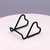 Multifunctional Business Card Holder Heart Shape Card Display Stand Name Card Stand  Front Desk