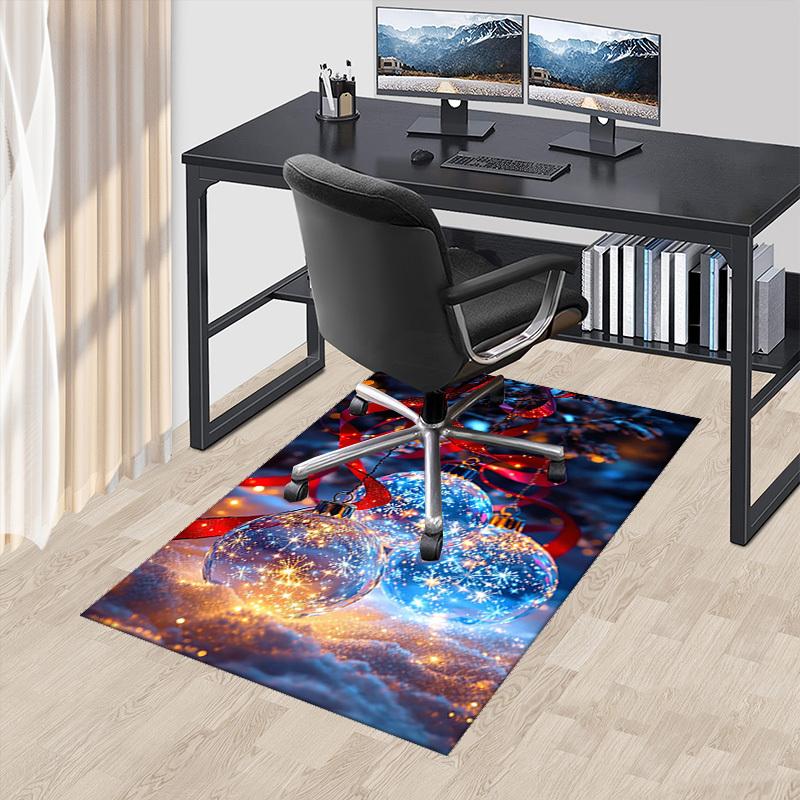 

Christmas Decorative Chair Mat - Anime Cartoon Design, Non-Slip Carpet for Office, Home Decoration, Living Room, Bedroom, Gaming Room & Dormitory.R057 60cm by 90cm