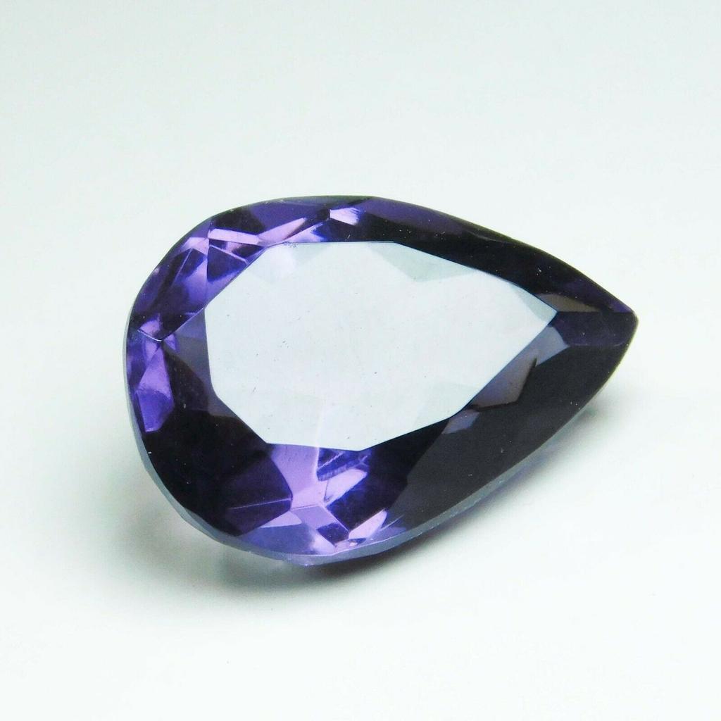 Purple Amethyst Loose Gemstone 9.30 Ct Pear Cut Untreated Quality for Jewelry Making and Crafts