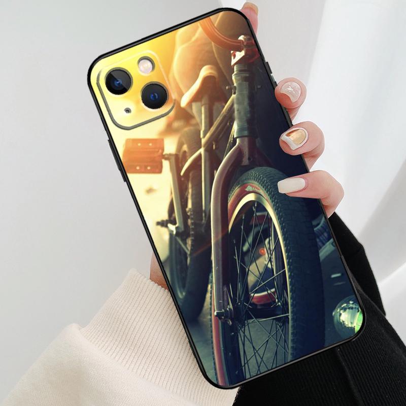 

Love BMX Bike Sports Phone Case For iPhone 17 Pro Max 15 14 13 11 12 16 Pro Max mini 15 16 Plus 16e 17 Air Cover iPhone 16 Pro