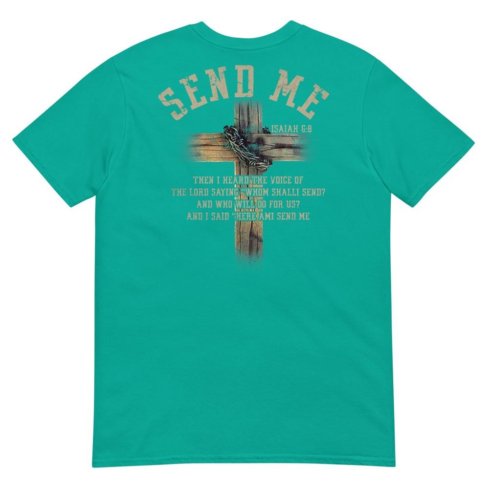 Send Me Isaiah 68 Christian Here Am I Religious Faith TShirt
