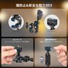 NEEWER 55cm Magic Arm with Adjustable Overhead Shooting Clamp Dual Ball Head Smartphone Holder 1/4" and 3/8" Screws ARRI Articulating Mount Crab Clamp