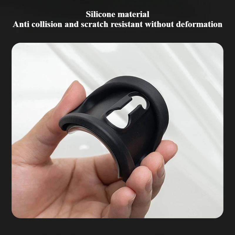 4pcs/set Door Shock Absorber Pad Flexible Lock Protector Silicone Auto Door Lock Latches Cover For Tesla Model 3 Y X S