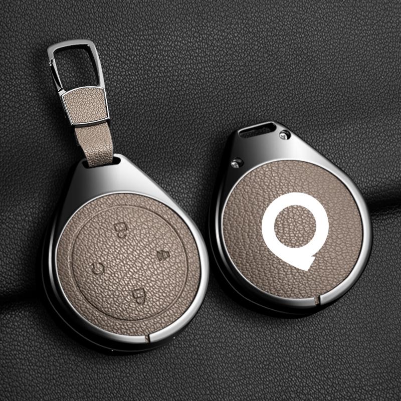 Interior Mouldings Zinc Alloy Car Remote Key Case Cover For Great Wall Ower Mountains Seas POER Truck GWM P Series Pickup 2023 K