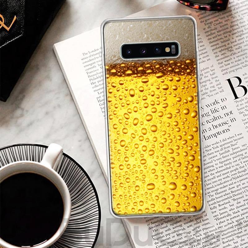 

World Beers Alcohol Summer Bubble Cover For Samsung Galaxy S23 S22 S24 S25 Ultra Phone Case S21 Plus S20 FE S10 + S25Ultra Print Samsung S22 Ultra