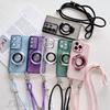 Crossbody Strap Lanyard Case For Xiaomi Mi 14T 13T 12T 15T 14 Redmi Note 15 Pro Plus A3 13C 14C Magnetic Wireless Charging Cover