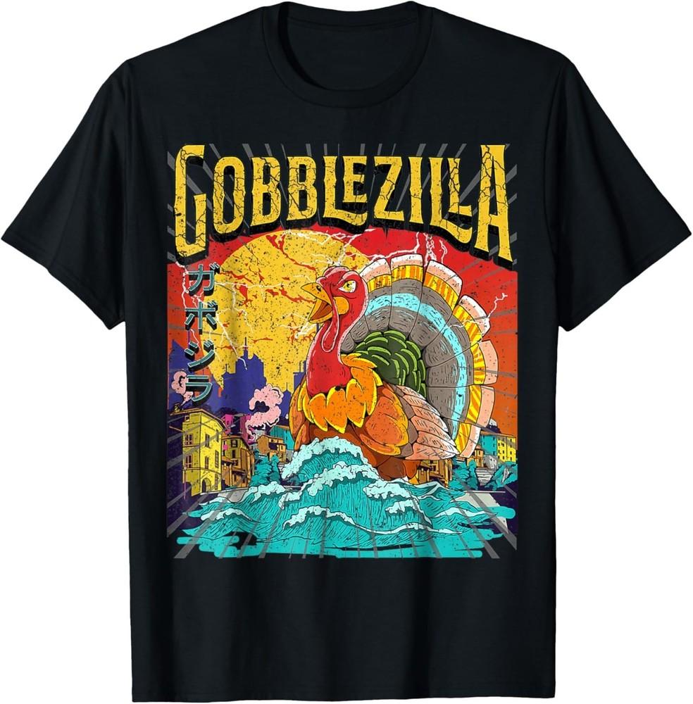 

Turkey Day Thanksgiving Gobblezilla T-Shirt Unisex T-Shirt XXXXL