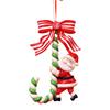2021 Christmas Ornaments with Lanyard Santa Claus Snowman Deer Pendant Xmas Tree Pendant Gift for Friends and Family
