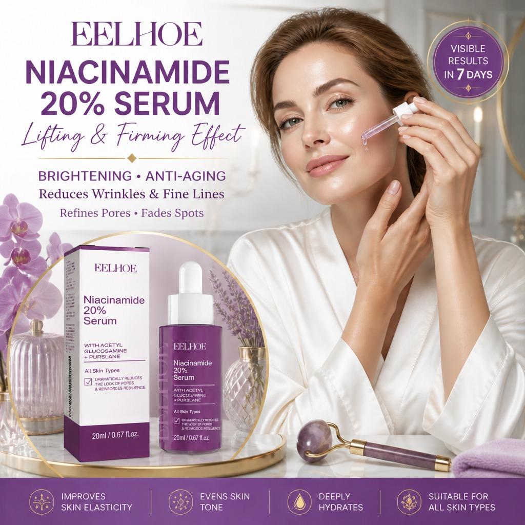 20% Niacinamide B3 Concentrated Skincare Anti Aging Color Removal Pore  Shrinking Spot Fading Wrinkles and Wrinkles 20ml