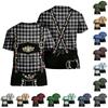 Men's Vintage Festival Graphic T-Shirt, Short Sleeve Casual Tee with Print