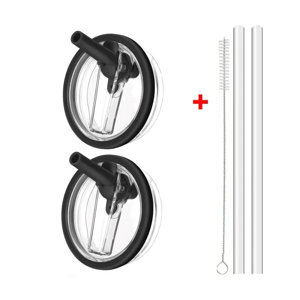 40oz Flip Straw Leak Proof Lid for Stanley H2.0 Quencher ProTour Tumbler Lid Replacement for Stanley Cup Accessories Straw Cover Cup Holders 5