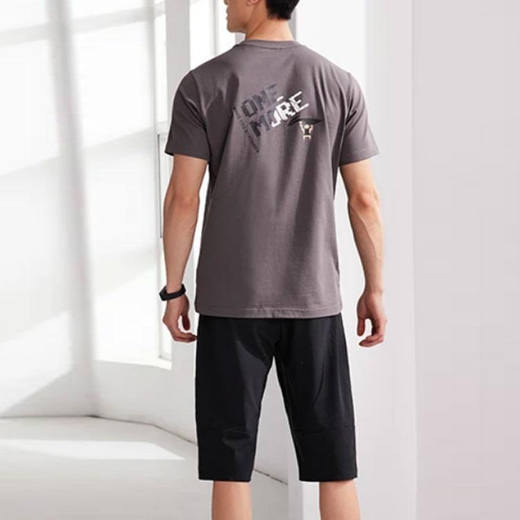 Li Ning Training Series Quick-Dry Cool Seven-Point Sports Pants Men bottoms Black AKQR063-1