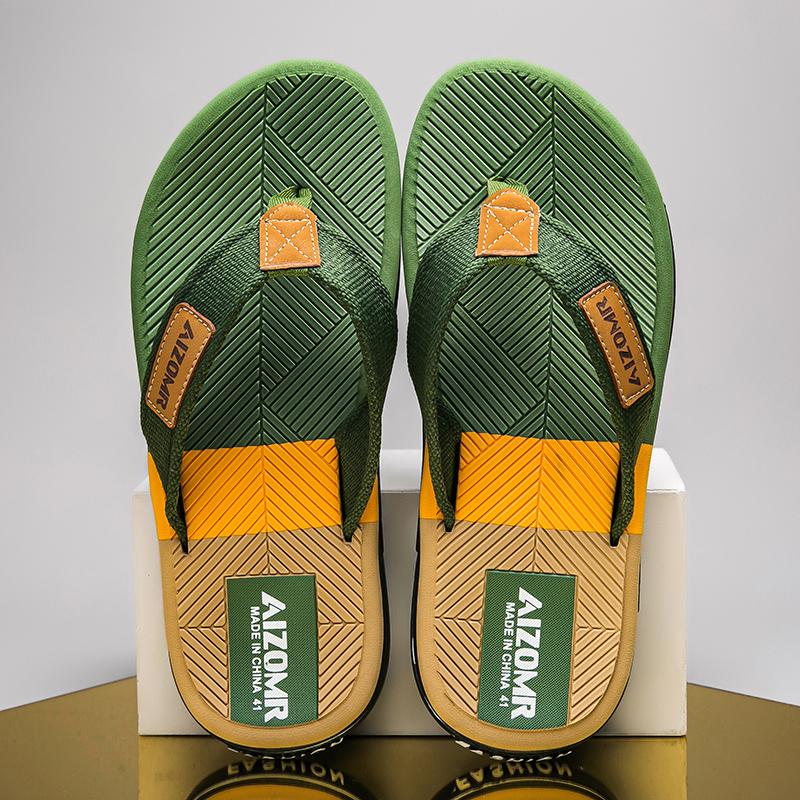 

Летние тапочки для мужчин и женщин, мягкие тапочки из ЭВА для дома, сандалии, легкая пляжная обувь, мужские тапочки, шлепанцы, нескользящая обувь 45 зелёный