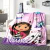 Customizable Gaby's Bubble House4 Throw Blanket – Personalized Name, All-Season Cozy Snug Blanket, Machine Washable, Personalized Blanket