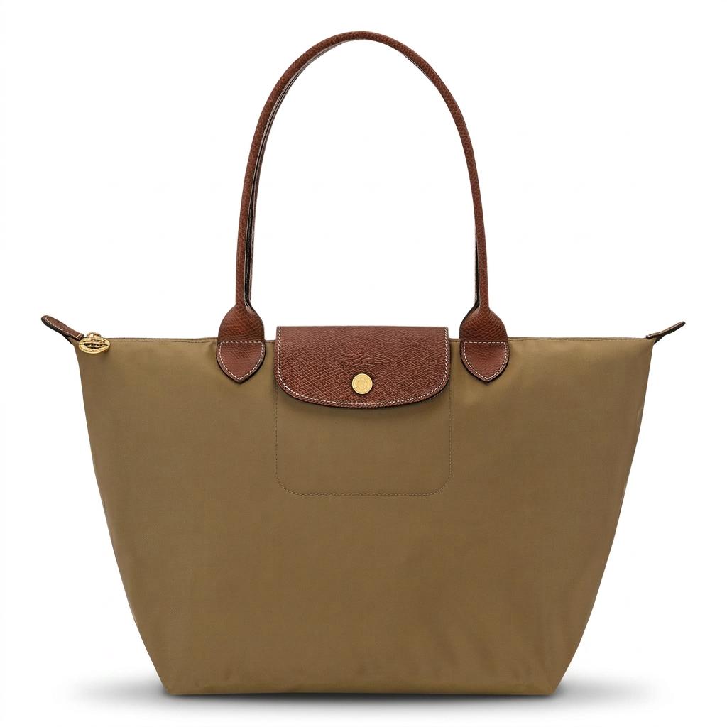 Longchamp Le Pliage Snap Button Zipper