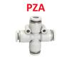 High Quality White Pneumatic Fitting Tube Connector  Water Pipe Push In Hose 4/6/8/10/12/14/16mm PU PY PK PE PV SA PZA PLM SA-B