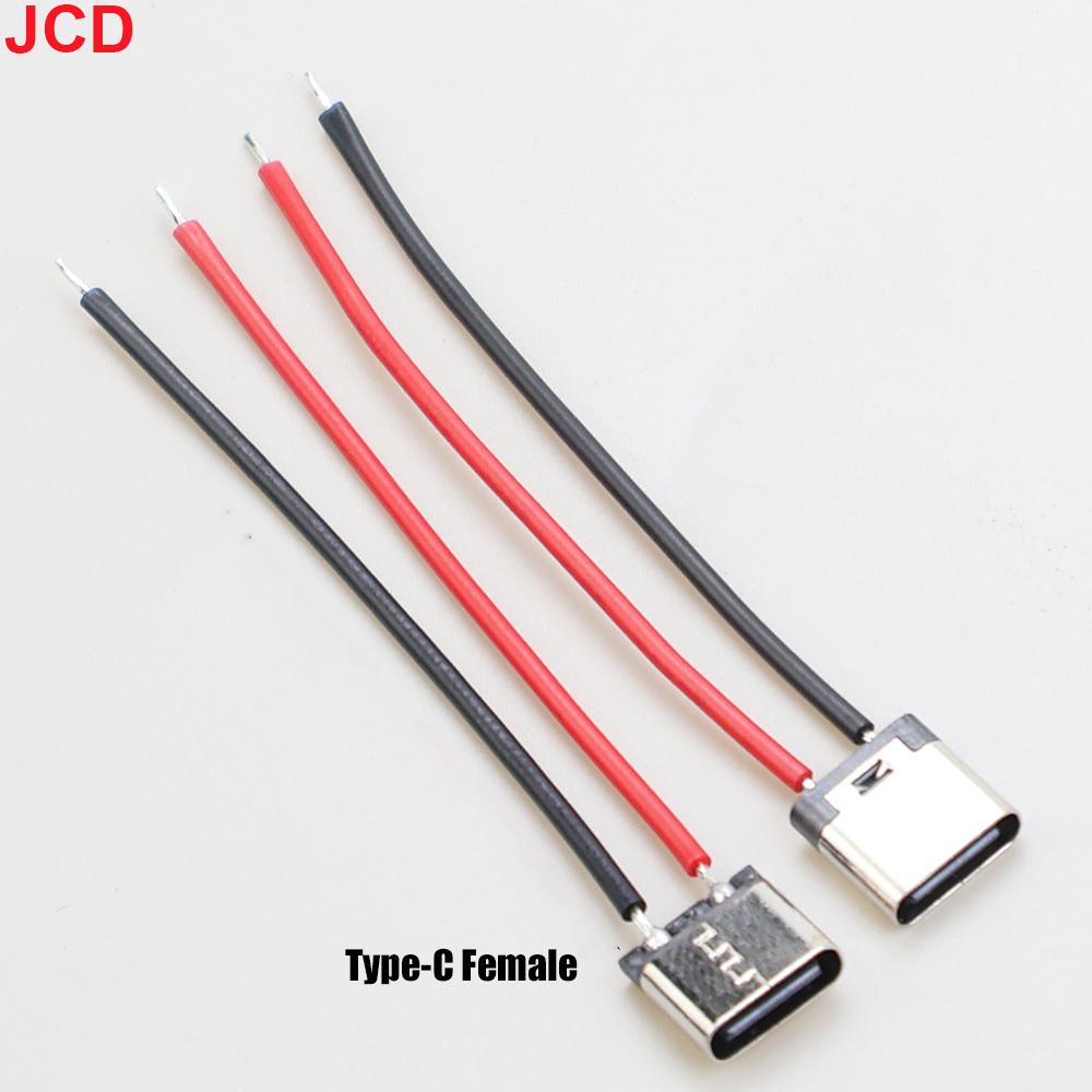 

5/10/20pc 2P Micro USB Male Female JACK TypeC USB Welding Wire Connector Straight For Mobile Phone Charging Port Charging Socket 2pcs