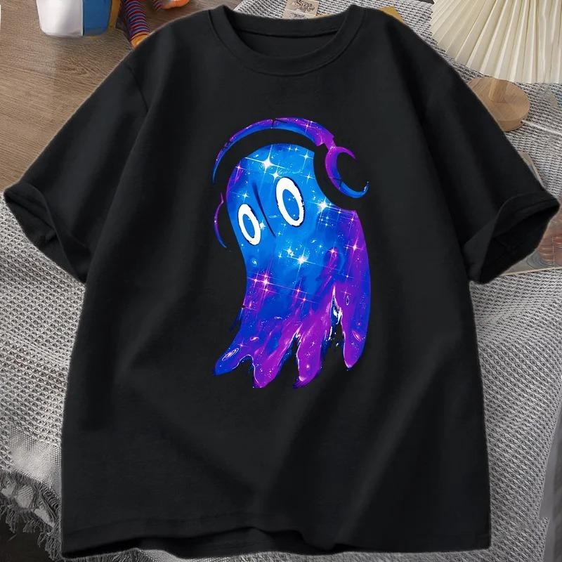 Undertale Napstablook Music Ghost T Shirt Casual Short Sleeve Women Sclothes O Neck Top Summer Graphic T Shirts