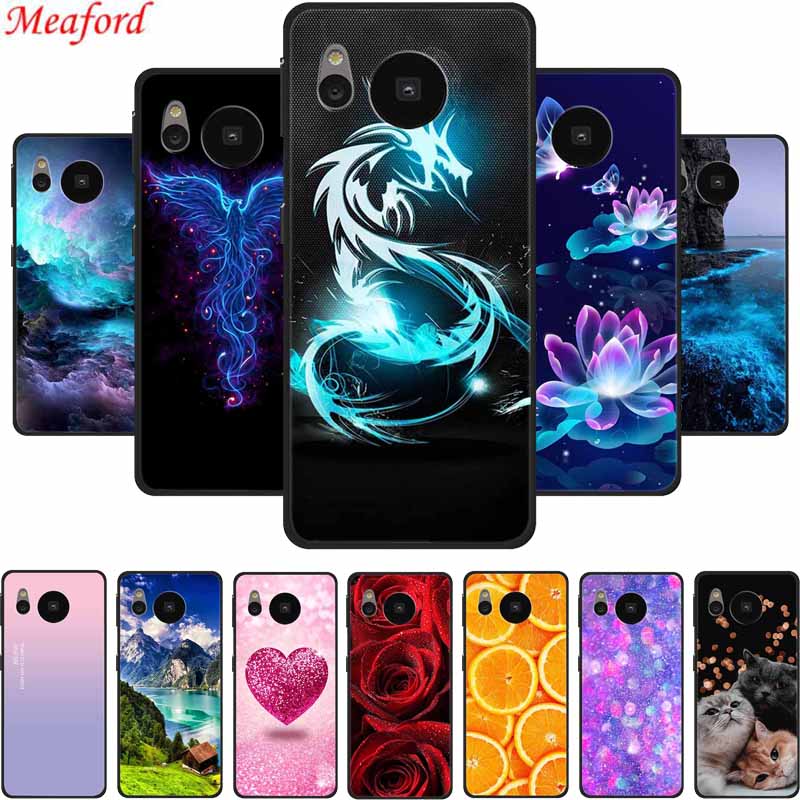 Per Custodia Sharp Aquos Sense 8 Cover Telefono Sense8 Silicone Nero Morbida Cover Posteriore Custodie Coque
