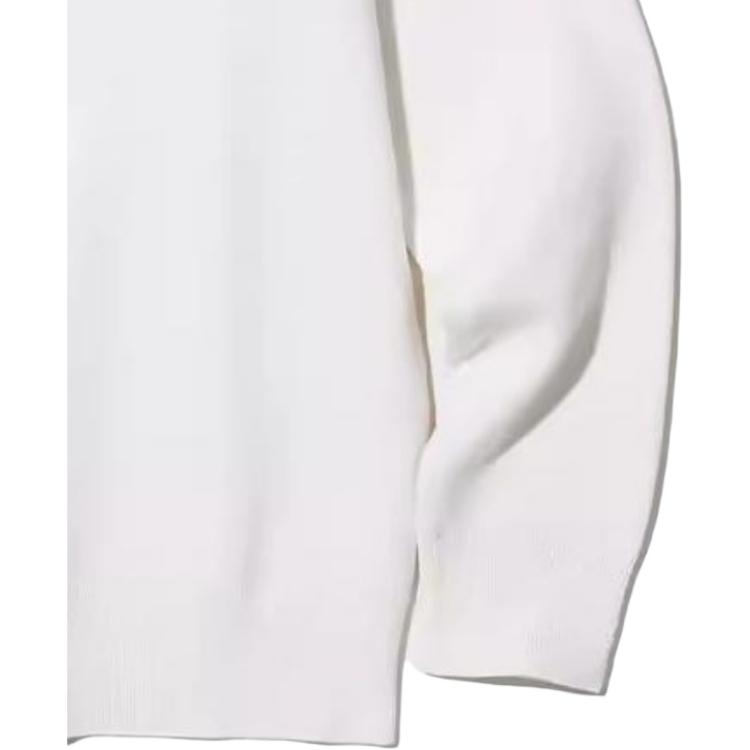 Uniqlo Solid Color Loose Fit Pullover Long Sleeve Knit Sweater Unisex Sweater 453754-01