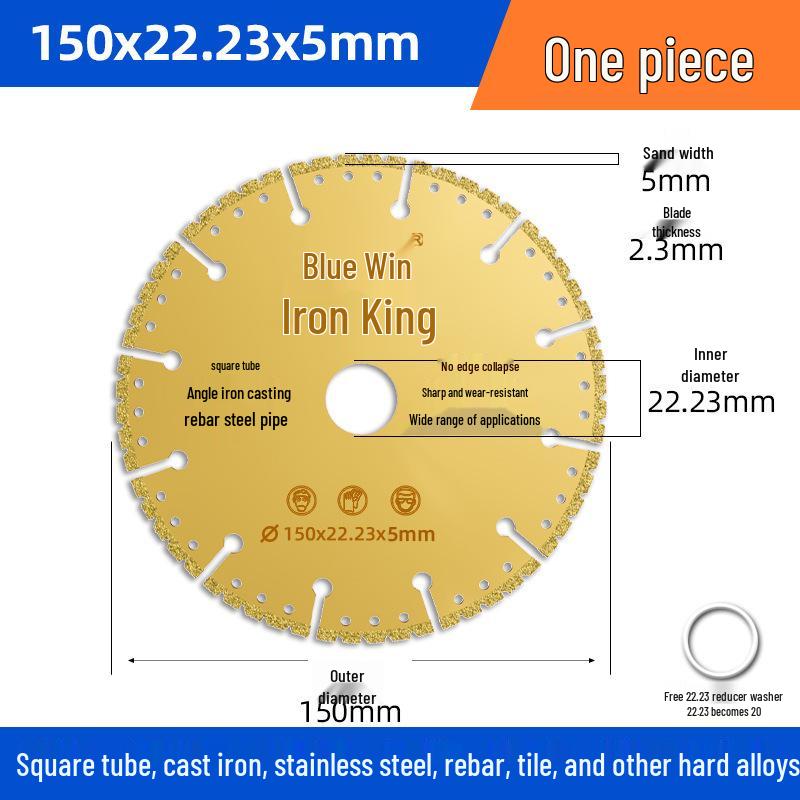 Iron Cutting King Saw Blade - Metal Alloy Angle Iron Diamond Blade