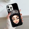 Arab Woman With Niqab Face eye Phone Case For iPhone 17 Air 11 12 13 14 15 16 Pro Max Cover For iPhone 17 Air Max Plus