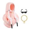 1 Set Desk Goose Hoodie Street Style Goose Outfit Plush Hoodie with Sunglasses And Necklace for 7-Inch Goose Statue Desk Table Decor