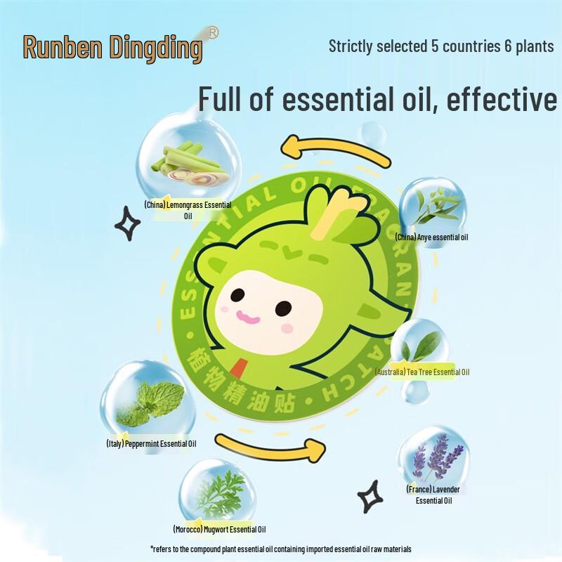 Runben Ding Ding Plant Essential Oil Patches