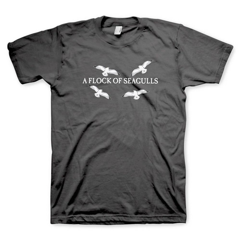 A Flock Of Seagulls - Logo - XL Black t-shirt M
