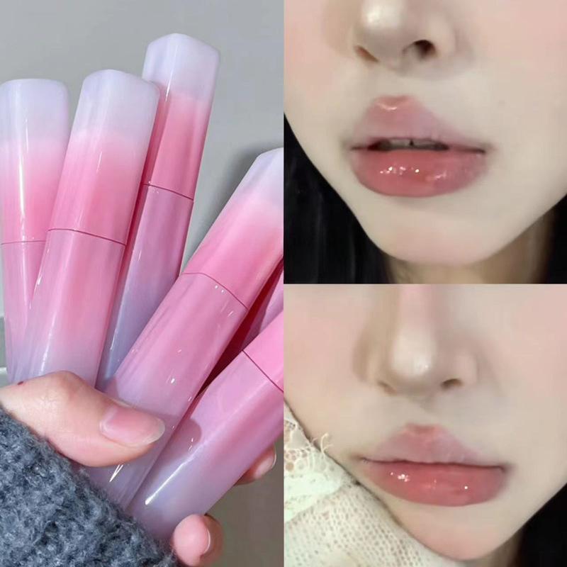 Lip Glaze, Mirror Water-gloss Glass Lipstick That Is Not Easy To Stick To the Cup, Appears Tender and Whitening, Makeup Lipstick