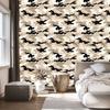 Military Camouflage Wallpaper Beige, Cream and White for Living Room and Bedroom 50x1000