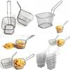 High-quality Wrought Iron Mesh Basket For Perfectly Fried Snacks Non-toxic Anti-corrosion