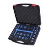 Bicycle Bearing Press Set Aluminum Alloy Hub Bearing Installation Drift Kit with 18 Pairs Press